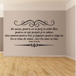 Sticker mare perete2, Pentru ca ai pret...